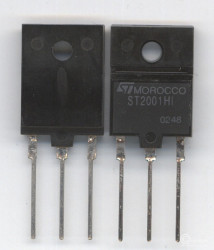 ST2001HI 1500/600V 10/20A 55W TO-3PF TRANZYSTOR STM ORYGINAŁ