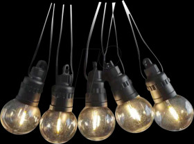 7804 String of 10 LED solar lights, 12 m, 3000 K, remote control, IP4