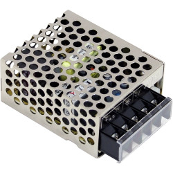 Switching power supply, 22-27.6 VDC, 0.625 A, 15 W, RS-15-24