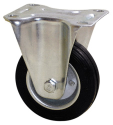 Koło samonastawne średnica kabla 100mm Płyta Guitel Hervieu 100kg wysokość całkowita 130mm