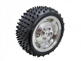 Eleganckie koło 85x37mm do robotów srebrne ELEGANT