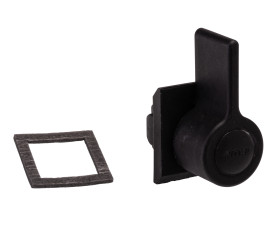 Uchwyt z zamkiem Plastik Rittal RAL 9011