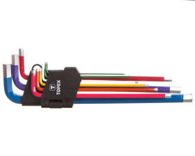 Klucze sześciokątne 1,5-10mm kolorowe (zestaw 9 szt.) 35D966