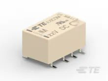 Przekaźnik sygnału, 5 V cc, 2 A, DPDT, montaż PCB, TE Connectivity