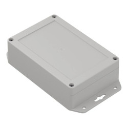 ZP150.100.45SUJp-IP67 TM PC - Obudowa hermetyczna ZP150.100.45 jasny dół z uszami - bezbarwna góra z uszczelką zalewaną i tulejk