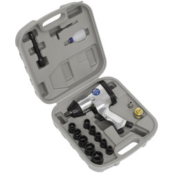 Sealey SA2/TS Air Impact Wrench Kit with Sockets 1/2&quot;Sq Drive