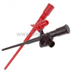 Chwytak pomiarowy czerwony 10A na gn. banan 4mm