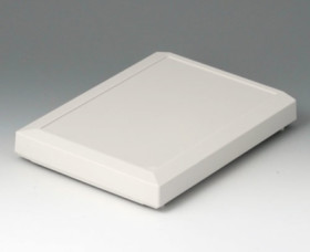 Cover, M, flat, closed, ABS, (W x H x D) 168 x 29 x 220 mm, white, for DATEC-TERMINAL M, basic enclosure version I, II, III, B40