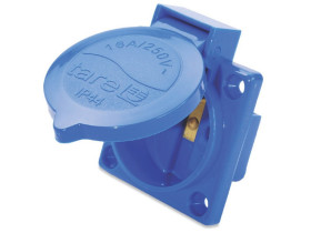 Gniazdo tablicowe 16A/250V niebieskie standard VDE 085 TAREL