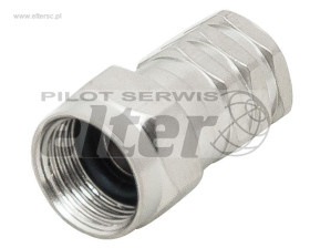 Wtyk F 6,8mm zaciskany RG6