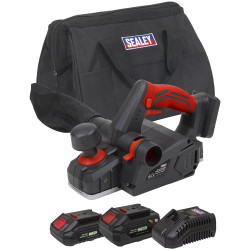 Sealey CP20VEPKIT SV20 Series Cordless Planer Kit 20V - 2 Batteries