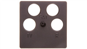 K.1 Płytka Centralna Do Gniazda Antenowego 4-Wyjściowego Antracyt B.1/B.3/B.7...