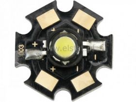 LED mocy 5W Gwiazda; biała (6500K);192lm 3,6V