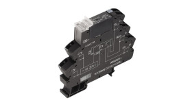 Przekaźnik półprzewodnikowy, montaż na szynie DIN 5 A Weidmüller