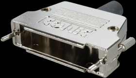 165X17349XE D-SUB-Hood f. 50-pin D-Sub, metal, straight