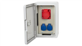 Rozdzielnica Budowlana Rb-200 - Gniazda 16A 5P, 2X230v