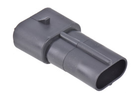 Złącze samochodowe 2-pinowe Delphi Męski 46A Metri-Pack 630 Montaż na kablu Połączenie zagniatane Złącze samochodowe