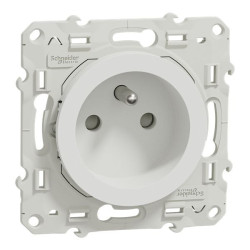 Gniazdo wtykowe Francuski 2-biegunowy Montaż wpuszczany Schneider Electric 16A