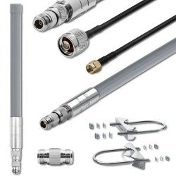 Qoltec Zestaw Antena LoRa 5.8 dBi + kabel zasilający