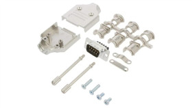 Mhdm-09Mssc D-Sub Męskie Proste Zacisk Śrubowy Na Przewód Unc 4-40 Pin 9