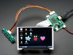 Adafruit HDMI 4 Pi: 5" Display (no Touch) w/Mini Driver - 800x480 HDMI