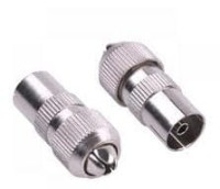 GAM-K Gniazdo antenowe proste metalowe na kabel