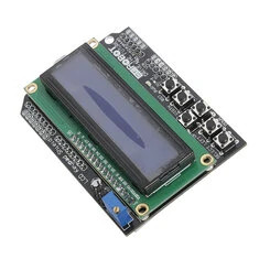 5 sztuk osłony klawiatury z niebieskim podświetleniem do modułu wyświetlacza LCD 1602 LCD1602, płytka rozszerzeń wejścia/wyjścia