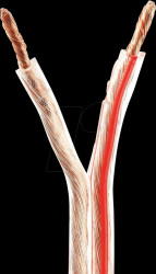 CAGW4000TR1000 Nedis Speaker Cable | 2x 4.00 mm² | CCA | 100.0 m | Round | PVC