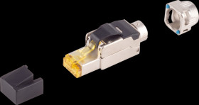 BS08-45011 RJ45 plug, Cat.6a, STP, bayonet