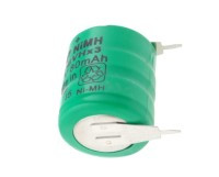 AKU-GP60 Akumulator NiMH 3.6V 60mAh; 18,9x15,5mm