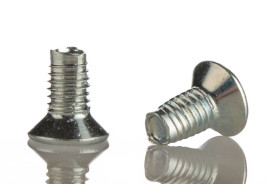 Wkręt samogwintujący długość 6mm gwint M3 Stalowe łeb Countersunk, ocynkowana końcówka Pozi