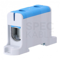 Złączka szynowa 1-torowa Al/Cu 16-95mm2 na TH35 niebieski FJ-E95/B HEDO