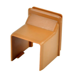 Pokrywa od listwy do puszki LH 20x20 jasne drzewo 8629 SD