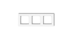 Mini Ramka Potrójna Biała Mr-3