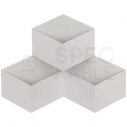 Lampa ścienna, kinkiet 360st LED 9W 990lm 4000K biała barwa NW biała neutralna IP65 V-TAC VT-709-W