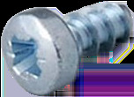 Pan head screw, PZ cross slot, Ø 3 mm, 6 mm, steel, galvanized, A0306031