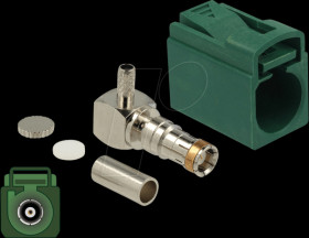 89717 FAKRA E jack 90° for crimping