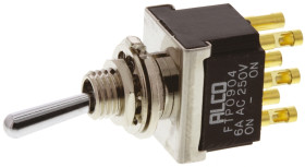 Przełącznik Wł.-(wł.) średnica wycięcia 6.2mm DPDT TE Connectivity Montaż panelowy długość przełącznika 10.5mm