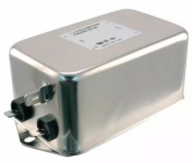 Filtr EMI 20A 1-fazowy 220kΩ 250 V AC/DC 400Hz 600 μH Schaffner Montaż w obudowie