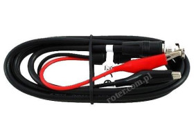 KABLE POMIAROWE DO MIERNIKA 2X KROKODYLEK 1X WTYK BNC 1,5m NMP47 VITALCO