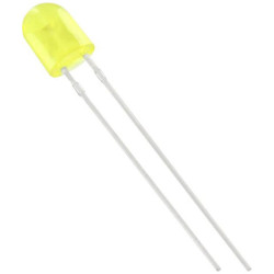 TRU COMPONENTS 1577493 LED Yellow Oval 5 mm 450 mcd 110&#xB0; 50&#xB0; 20 mA