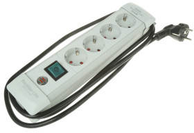 Przedłużacz 1.8m 4 gniazda Przedłużacz z gniazdami typ Typ F - niemieckie Schuko CEE 7/7 niemieckie Schuko/francuskie