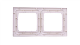 Karo Ramka Podwójna Do Łączników Ip44 Ecru Perłowy Rh-2S/42