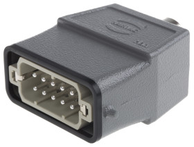 Wzmocnione złącze zasilania 10 + PE-pinowe HARTING 16A 250 V Męski PG16