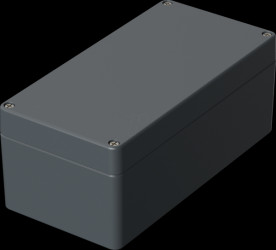 01114000 Aluminium housing, IP66, 200 x 100 x 80 mm