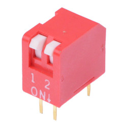 NDP02TV APEM 2-Way Piano DIP Switch SPST