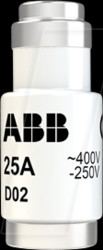 D02X25GL D02 fusible insert 25 A, gL