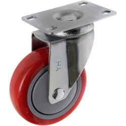 Toolcraft TO-5137953 Swivel Castor 100mm Mounting Plate 125kg Capacity