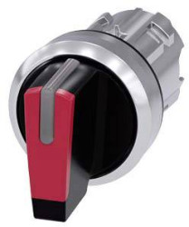 Siemens 3SU10522BL200AA0 3SU1052-2BL20-0AA0 Przełącznik blokada czerwony 2 x 45 ° 1 szt.
