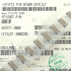 SFW6R-2STE1LF Socket 6 Pin to Tape THT FCIELECTR